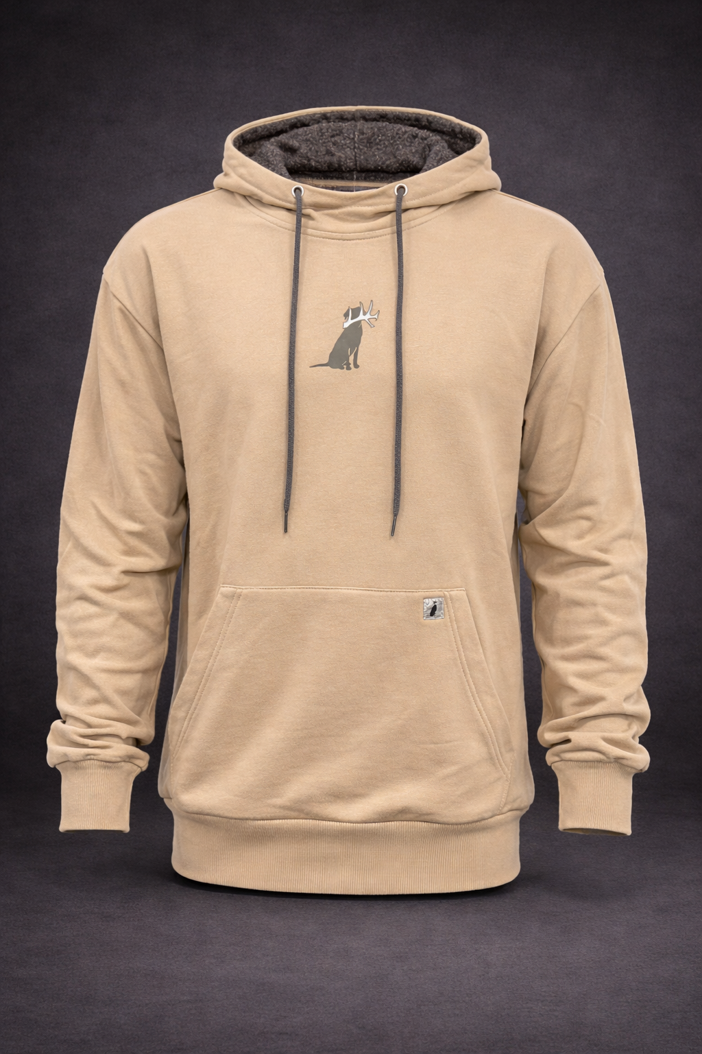 Khaki Logo Hoodie